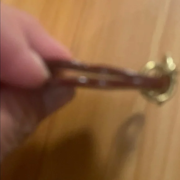 Vintage Coach Gold and Purple Heart Clip Small Picture Holder - Picture 15 of 16